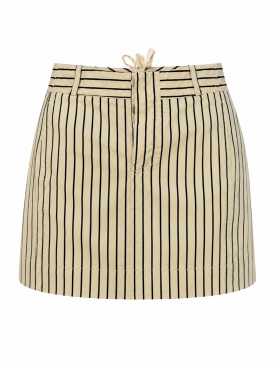 See By Chloe Dresses & Skirts - See By Chloé Striped Linen Blend Mini Skirt Size 4